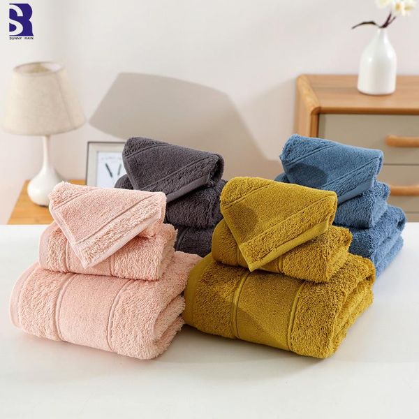

towel sunnyrain 3-piece cotton set bathroom bath