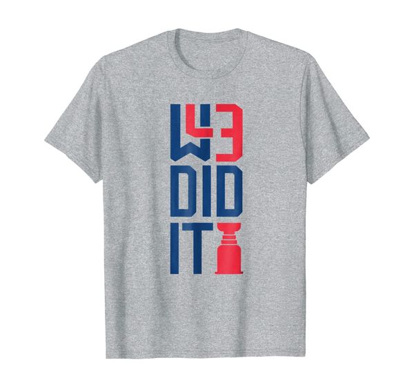

we did it wilson caps 2018 champions cup tshirt, White;black