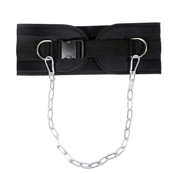 

dip belt with chain gym pull up buckle for weightlifting training accessories
