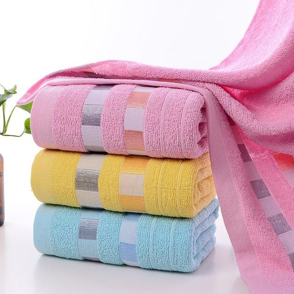 

bath towel cotton solid color square three or more discount quick-dry machine washable plain dyed woven