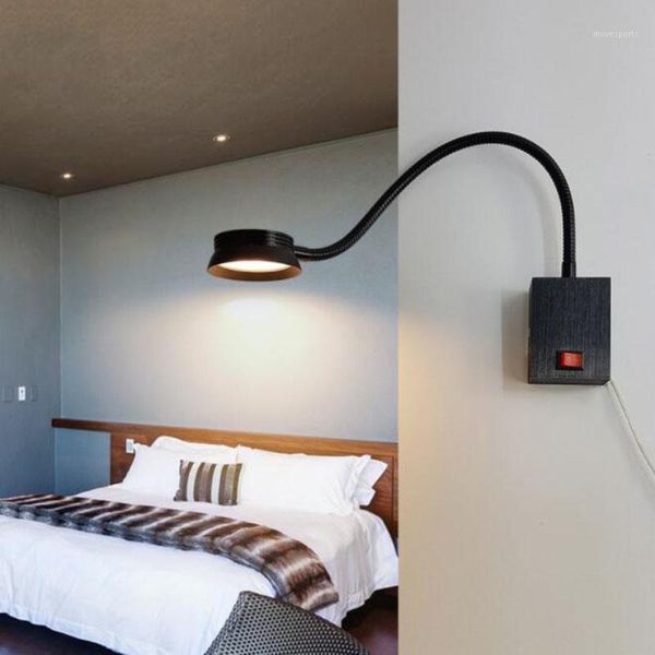 

wall lamp bedside working study reading sconces flexible 5w led book bedroom living room light el night1