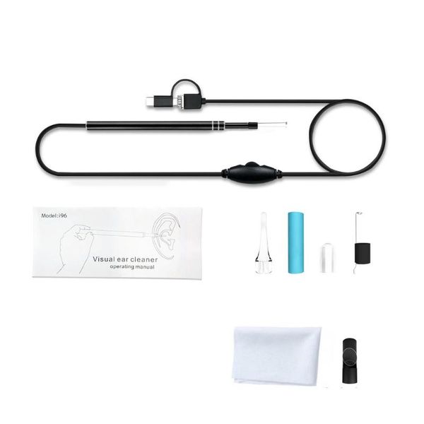 

mini cameras 3 in 1 visual ear canal endoscope cleaner with 30m/130m pixels camera kit wax removal tool health care