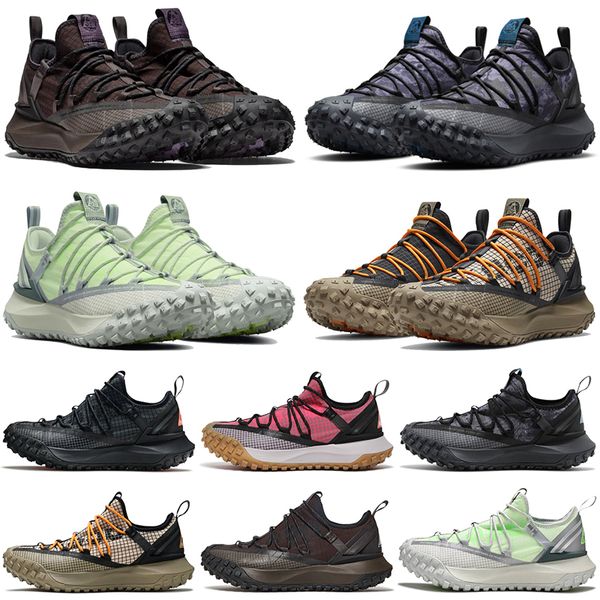 

acg mountain fly low mens womens running shoes outdoor black anthracite flash crimson brown basalt fossil sea glass men trainers sports snea