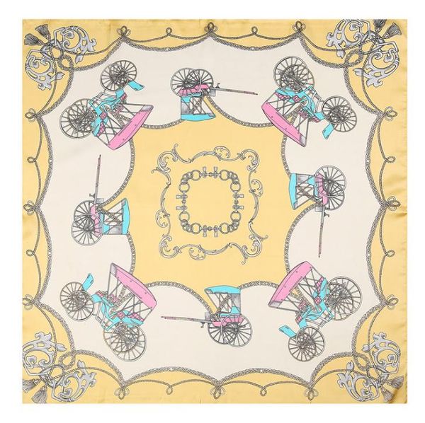 

spring silk scarf women shawl scarf fashion neck ring 70*70cm christmas gift wholesale, Blue;gray