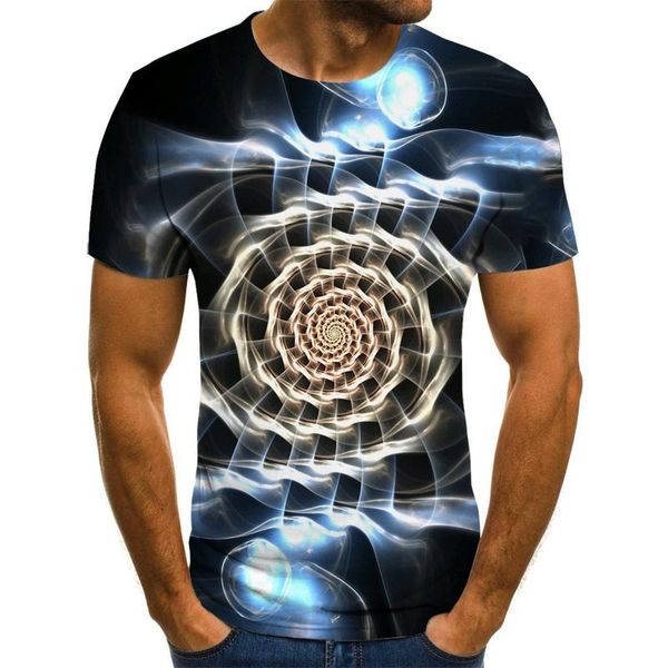 

men's t-shirts 2021 three-dimensional graphic t shirt casual fun 3d t-shirt summer o neck plus size streetwear y2k, White;black