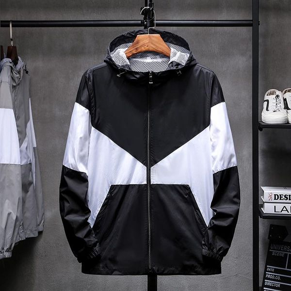

men's jackets spring autumn men hooded print harajuku windbreaker overcoat male casual outwear hip hop streetwear coats, Black;brown