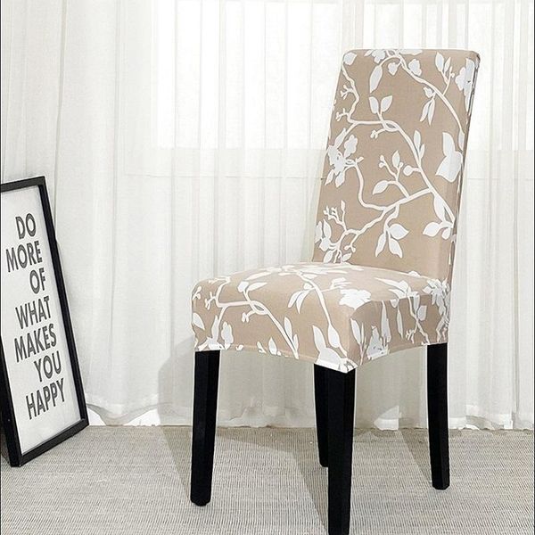 

chair covers cover dining elastic spandex stretch office case anti-dirty removable
