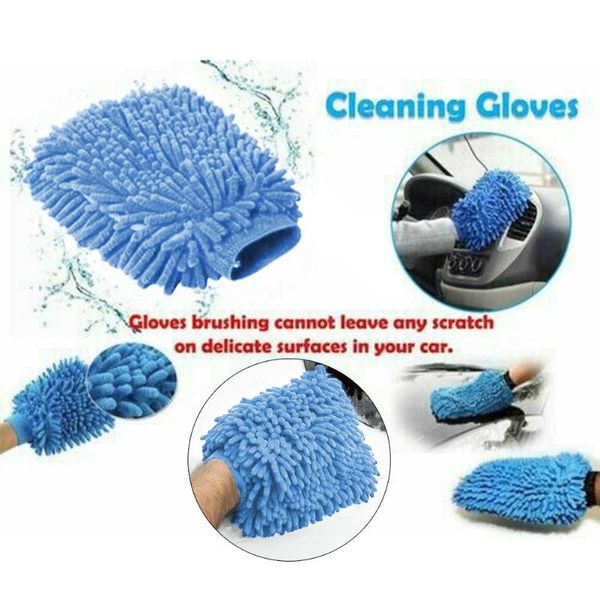 

towel blue washing gloves car cleaning fiber cotton mipremium super absorbent