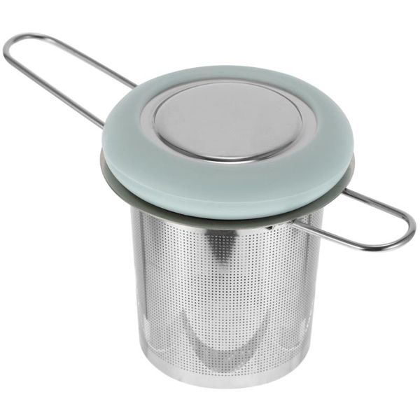 

mugs 1pc folding stainless steel tea infuser filter strainer for house