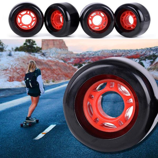 

4pcs super elastic skateboard wheel 70x42mm 83a polyurethane durable wear-resistant stable longboard wheel#w skateboarding