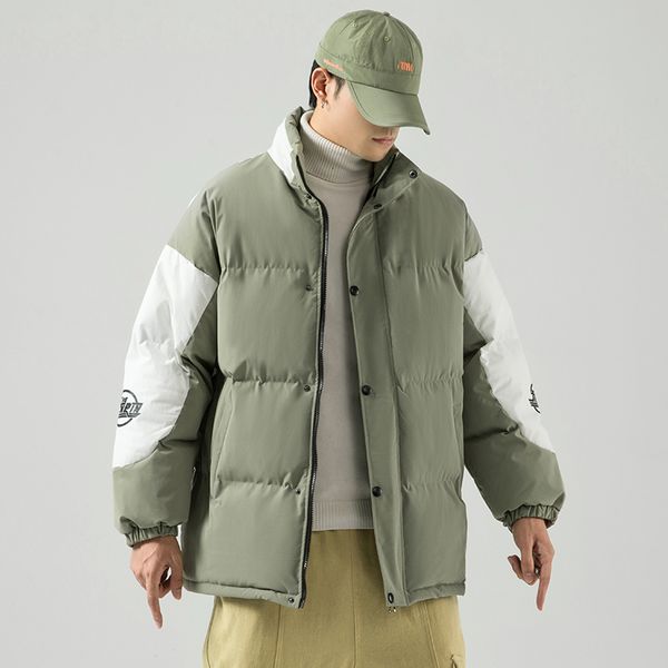 

down fashion streetwear thick outerwear winter coats men, Black