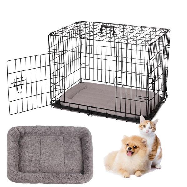 

cat beds & furniture dog beds/mats pet bed mat waterproof kennel doggy puppy cushion winter warm for cats and small dogs supplies