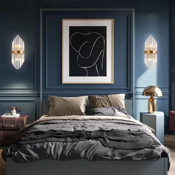 

nordic led glass ball wall lamp aplique luz pared bedroom light lampada camera luminaria de parede living room lamps