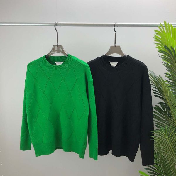 

new aop jacquard letter knitted sweater in autumn / winter 2021acquard knitting machine e custom jnlarged detail crew neck cotton d2x24x23, Black;brown