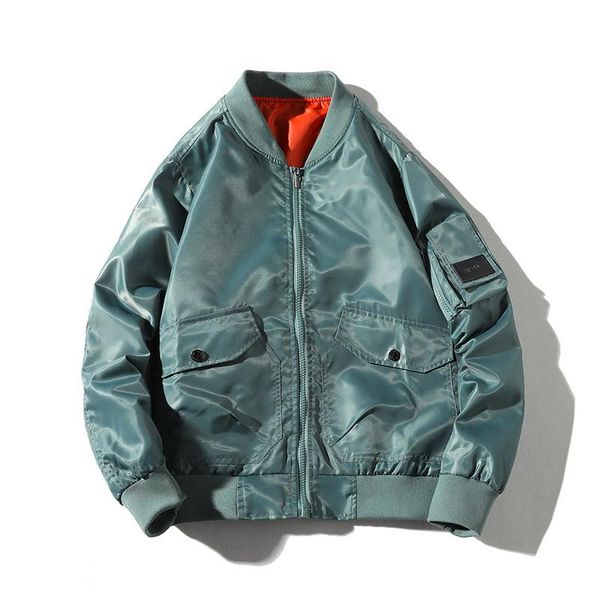

men's jackets spring classic men bomber air club print pilot flying jacket man youth casual loose coats, Black;brown