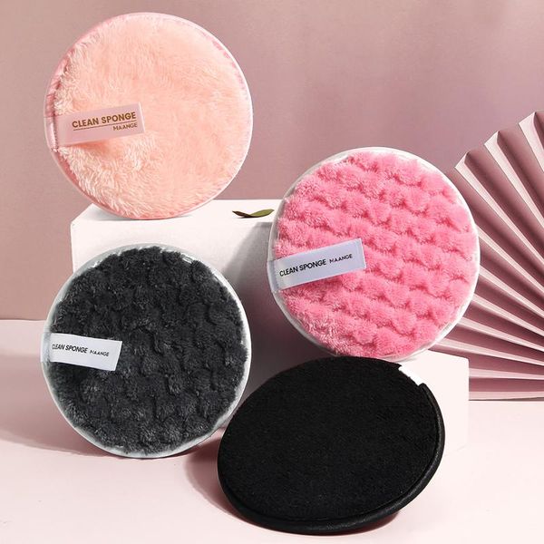 

face puffs microfiber pad remover soft towel water cleansing makeup clear sponge puff cleaner tools #40 sponges, applicators & cotton