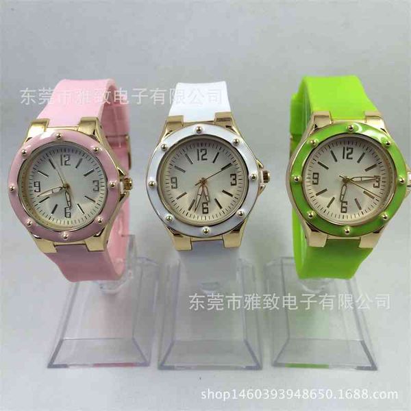 

selling geneva silicone watch personality fashion jelly gift watch