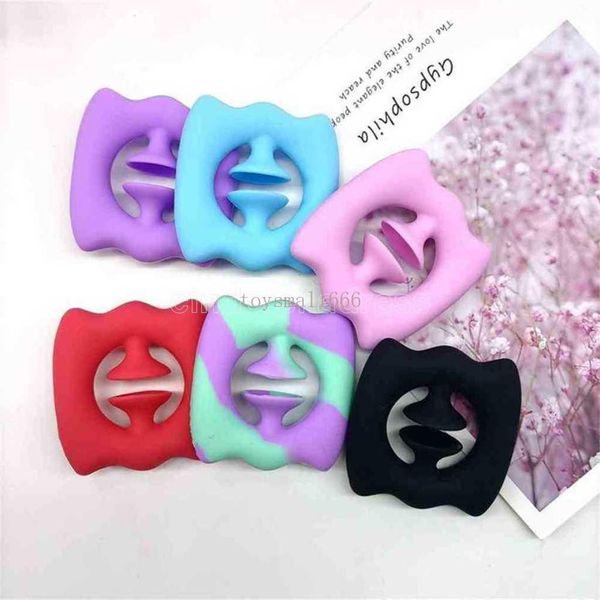 

fidget hand grip toys squeezy sensory grab snap squeeze finger snappers training decompression toy hands strength autism stress relief cj12