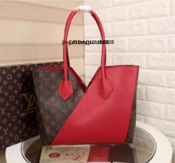 

splicing shopping bag clutch handbag luxury kimono shoulder bags crossbody package tote with brand lvlouisvitt, Red;black