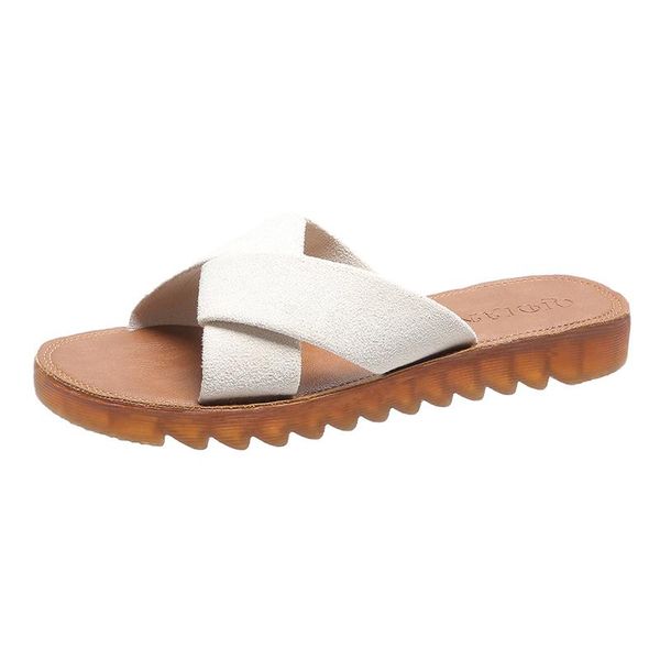 

slippers 2021 summer ladies wear-resistant non-slip sole outdoor beach luxury soft and comfortable all-match shoes, Black