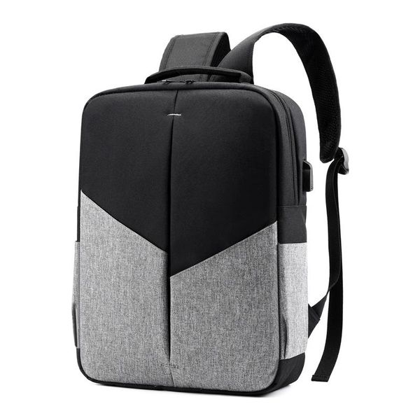 

backpack nu asymmetry design usb panelled 15.6" lapmen style fashion back bag anti-theft pack bags women 2021 waterproof
