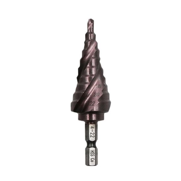 

professional drill bits a# 4-22 hex shank cobalt step bit steel hole opener countersunk head pagoda