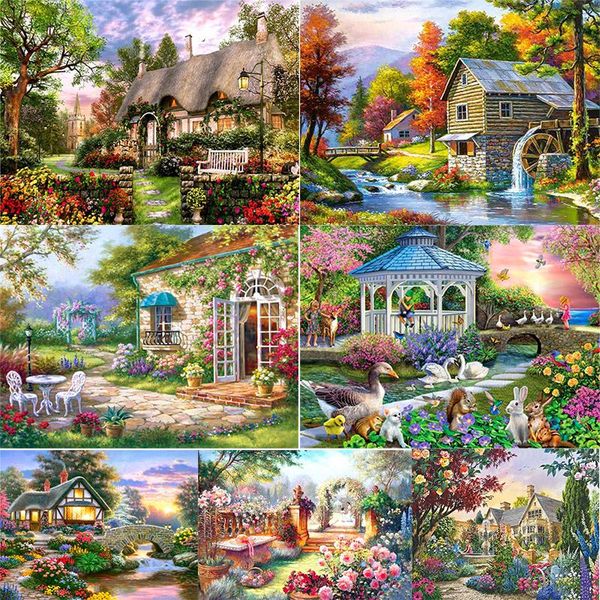 

diamond painting 5d diy cross stitch fairyland embroidery mosaic full square round drill wall decor handcraft gift
