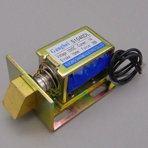 

smart home control gangbei-s1040dl dc 12v 24v push&pull type electromagnet electromagnetic door locks switch
