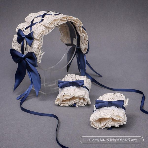 

other event & party supplies cute sweet bow ribbon hairpin handmade hair accessories lolita anime cosplay costume sets female headwear bowkn