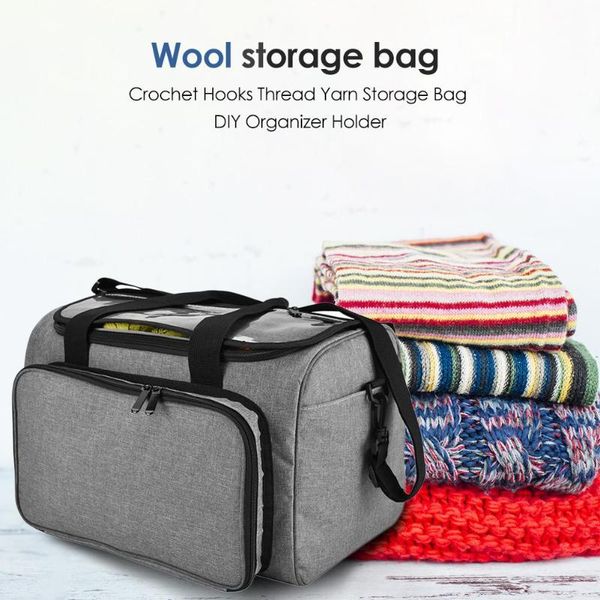 

other arts and crafts diy portable women tote yarn wool storage bags crochet hooks thread holder cases sewing organizer bag knitting