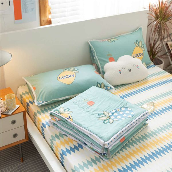 

all cotton summer quilt all air conditioner four piece set xinjiang machine washable group