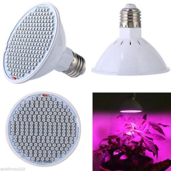 

60 led grow light red blue uv ir growing lamp for hydroponics flowers plants vegetables veg plant ac 85-265v lights