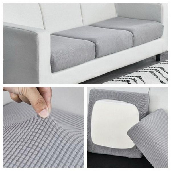 

fashion sofa cover pure color modern minimalist cushion elastic combination chair covers