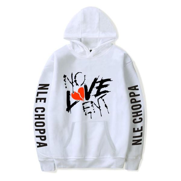 

men's hoodies & sweatshirts 2021 men women hoodie nle choppa rapper boy girl's sweatshirt harajuku pullovers hip hop clothes hoode, Black
