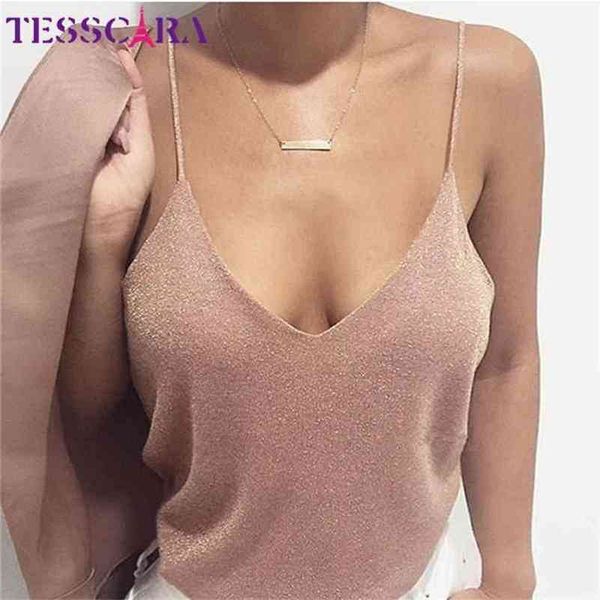 

tesscara women summer casual cami fashion female camisole tank tees elegant t-shirt sweet tshirt undershirt 210623, White