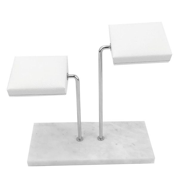 

marble watch stand creative display double pu leather holder storage boxes & bins