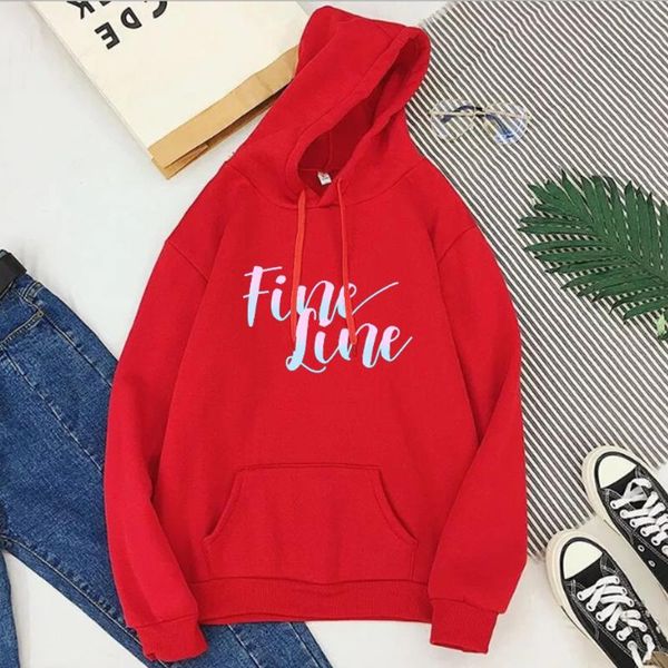 

women's hoodies & sweatshirts harry styles fine line women casual letter pink hoodie korean pullover 2021, Black