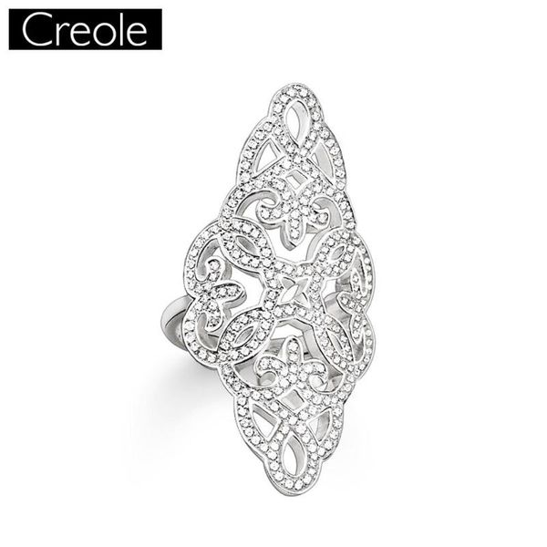 

cluster rings ring ornament arabesque 925 sterling silver trendy gift for women, europe style glam jewelry fashion wholesale, Golden;silver