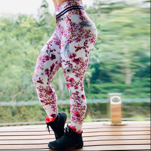 

fashion women leggings slim high waist elasticity legging peach printing leggins woman pants fitness christmas clothes, Black