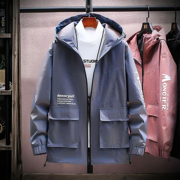 

men's jackets spring and autumn men hoodie personality sweatshirt plus-size baggy casual all-match daily fashionable harajuku style, Black;brown