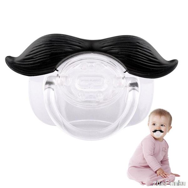 

pacifiers# 1pcs spoof beard pacifier grade silicone funny baby dummy nipple teethers toddler orthodontic soothers teat gift