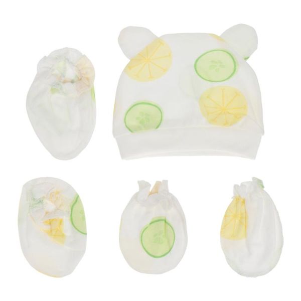 

hair accessories 2 sets portable anti-scratch pretty baby foot covers practical hats, Slivery;white