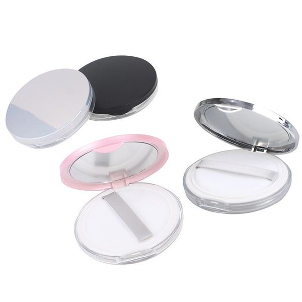 

storage bottles & jars 1pcs cosmetic travel portable plastic powder box handheld empty loose pot with sieve makeup jar sifter container