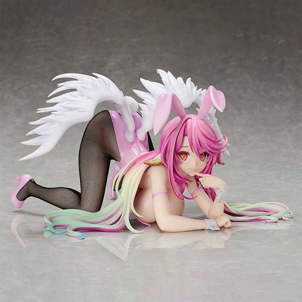 Action-Spielzeugfiguren Anime Game Life Jibril Bunny Ver.Maßstabsgetreue Actionfigur, Anime-Figur, Modellspielzeug, Sammlung, Puppengeschenk