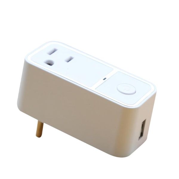 

control usb output voice retardant shell 10a practical mini wireless smart socket general us plug power plugs
