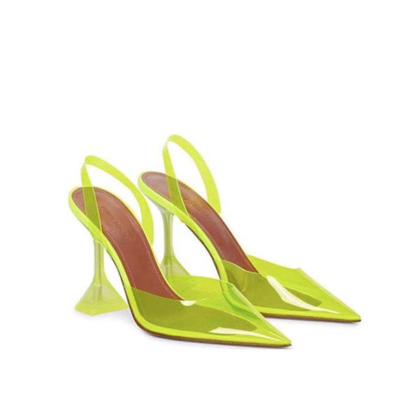 

sandals low woman leather female shoe 2021 summer high heels low-heeled girls plastic elastic band beige high-heeled pointe, Black