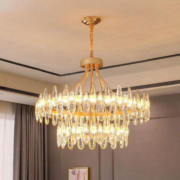 

chandeliers luxury crystal chandelier living room dining bedroom kitchen island hang light fixture indoor lighting