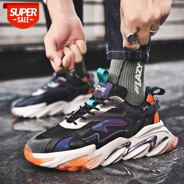 

winter sports men's shoes korean version of the trend old ins trendy fashion thick-soled casual #cd8w