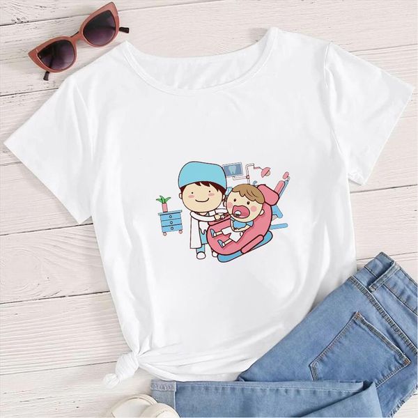 

creative and women aesthetic mens t shirts crewneck clothing tooth printed have a willie nice day oversize shirt vegan, White;black