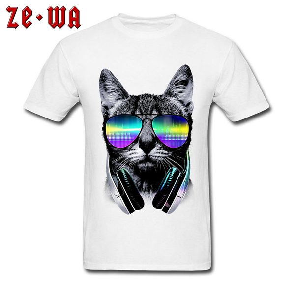 

ccccsportwholesale crew neck men t shirt hawaiian shirt hip hop love music cat kitten printed tshirt for youth man band jazz dj rock tees, Black;yellow